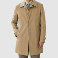 Benedict - Men's Pointed-Collar Knee-Length Trench Coat