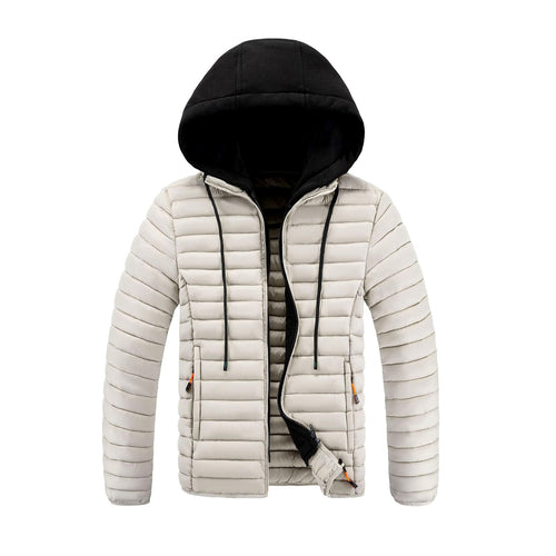 Bellamy - Men's Winter Quilted Puffer Jacket with Hood 2
