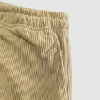 Caleb - Men's Corduroy Drawstring Trousers with Ribbed Texture