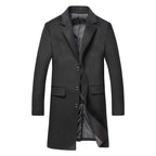 Cato - Men's Single Breasted Winter Overcoat