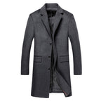 Cato - Men's Single Breasted Winter Overcoat