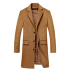 Cato - Men's Single Breasted Winter Overcoat