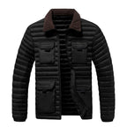 Codey - Men's Cotton Ribbed Zip-Front Lightweight Jacket 1