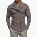 Darrel - Men's Asymmetric Zip Shawl Neck Cardigan