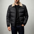 Ethan - Men’s Cotton Padded Full-Zip Bomber Puffer Jacket
