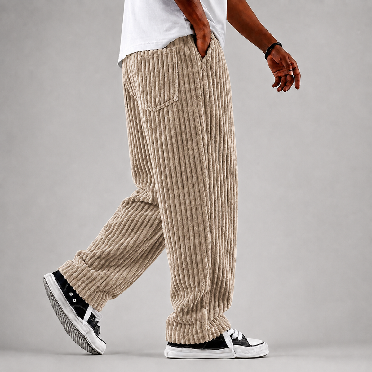 Fabian - Men's Corduroy Loose Straight-Leg Casual Bottoms
