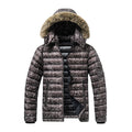 Andrew - Men's Hooded Puffer Jacket with Faux Fur Trim 1