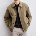 Antonio - Men's Collared Bomber Jacket with Full-Length Zip