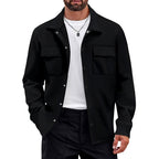 Arthur - Men's Snap Button Flap Pockets Jacket 3