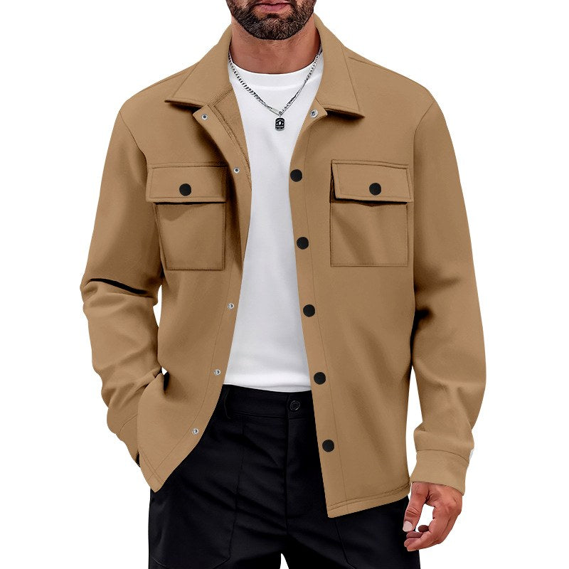 Arthur - Men's Snap Button Flap Pockets Jacket 5