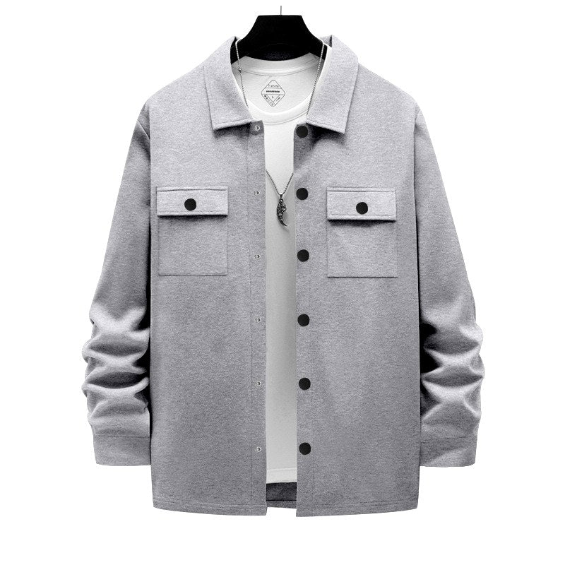 Arthur - Men's Snap Button Flap Pockets Jacket 6