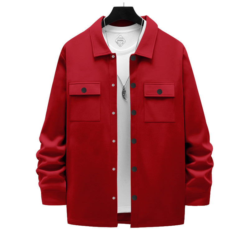 Arthur - Men's Snap Button Flap Pockets Jacket 7