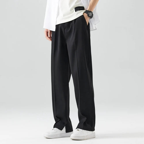 Billy - Men's Oversized Trousers with Zip Fly
