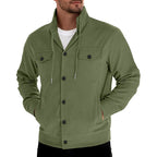 Brandon - Men's Corduroy Button-Up Jacket with Pockets 5