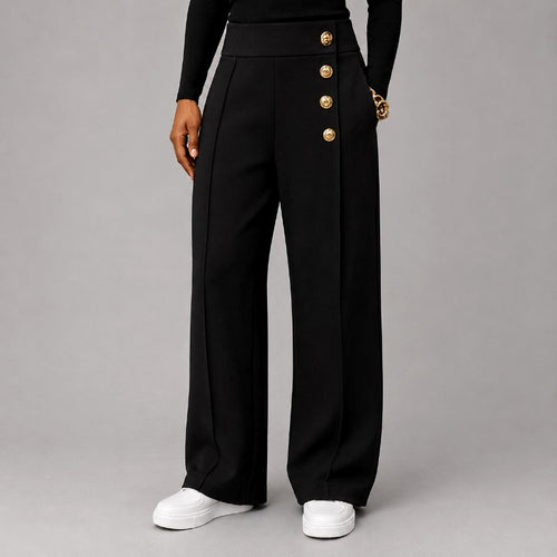 Brandon – Men's High-Waist Pleated Wide-Leg Pants 1