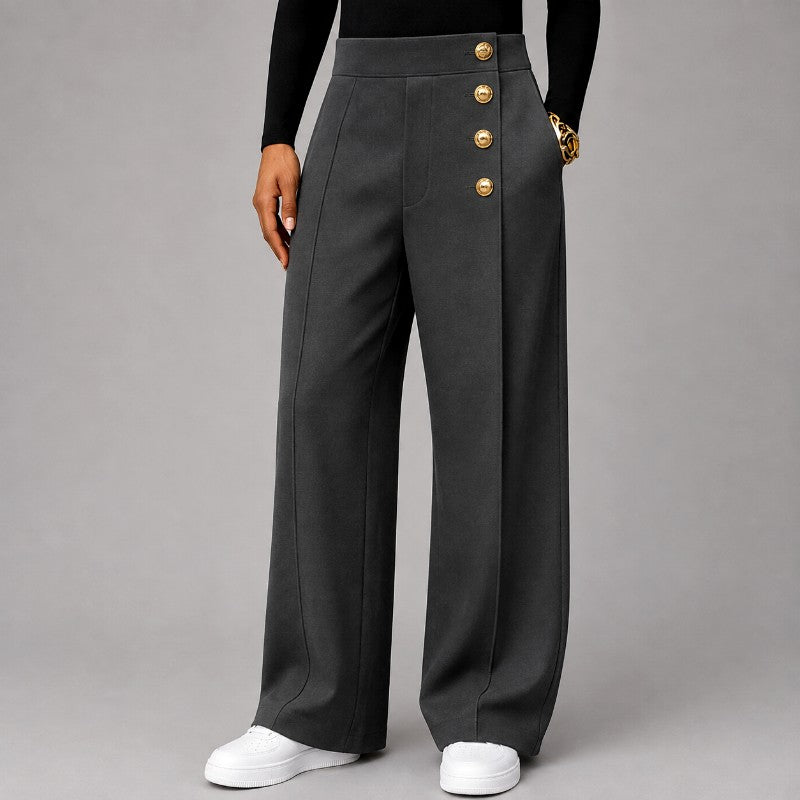 Brandon – Men's High-Waist Pleated Wide-Leg Pants 2