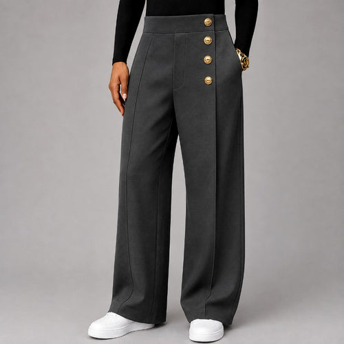 Brandon – Men's High-Waist Pleated Wide-Leg Pants 2