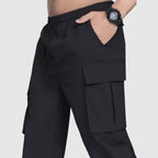 Braylen - Men's Relaxed-Fit Cargo Pants with Drawstring Cuffs