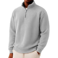 Byron - Men's Waffle Knit Quarter-Zip Pullover 1