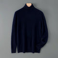 Cade - Men's Turtleneck Ribbed-Trim Knit Sweater 1