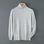 Cade - Men's Turtleneck Ribbed-Trim Knit Sweater 2