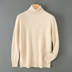 Cade - Men's Turtleneck Ribbed-Trim Knit Sweater 3