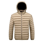 Caleb – Men's Zip-Up Quilted Rain Jacket 1