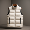Callum - Men's Quilted Puffer Vest with Side Zip Pockets