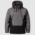 Cameron - Men's Colorblock Down Jacket with Drawstring Hood