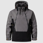 Cameron - Men's Colorblock Down Jacket with Drawstring Hood