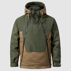 Cameron - Men's Colorblock Down Jacket with Drawstring Hood