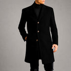 Carl - Men's Notched Collar Three-Button Coat 2