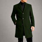 Carl - Men's Notched Collar Three-Button Coat 3