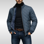 Carlo - Men's Quilted Puffer Jacket with Fleece-Lined Interior
