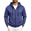 Chad - Men's Fleece-Lined Zip-Up Hoodie with Pockets 1