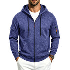 Chad - Men's Fleece-Lined Zip-Up Hoodie with Pockets 1