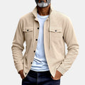 Channing - Men's Corduroy Collared Button-Up Jacket 1