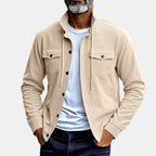 Channing - Men's Corduroy Collared Button-Up Jacket 1