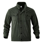 Channing - Men's Corduroy Collared Button-Up Jacket 5