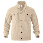 Channing - Men's Corduroy Collared Button-Up Jacket 6