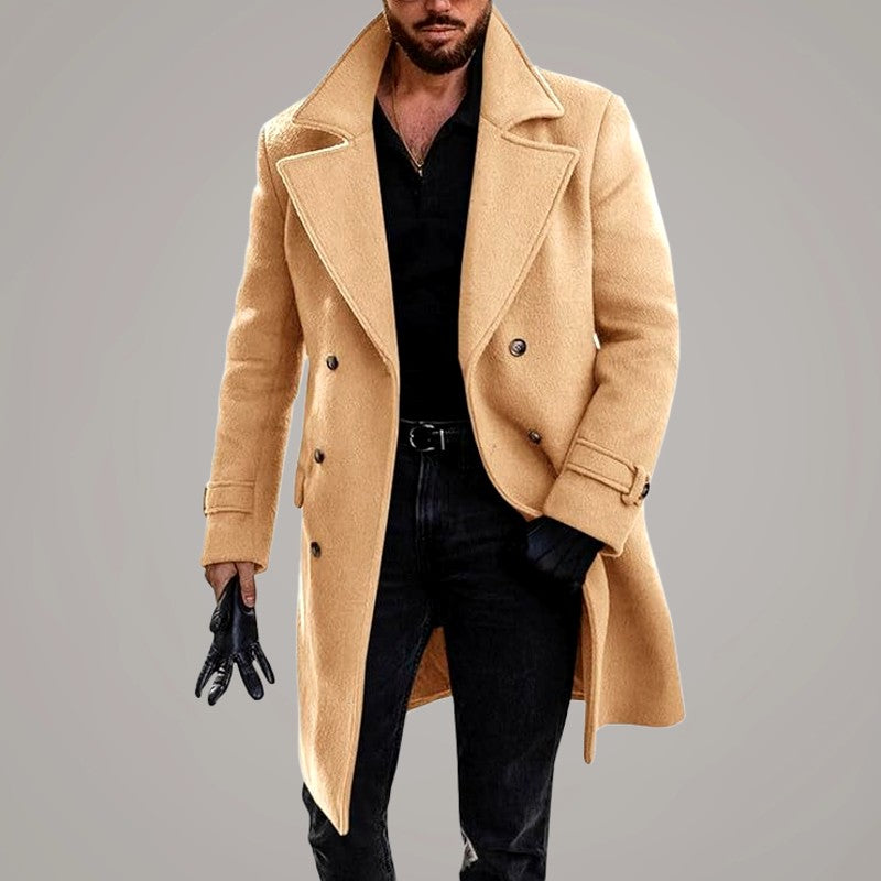 Clement - Men's Longline Double-Breasted Tailored Coat 1