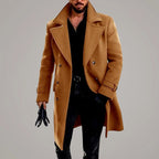 Clement - Men's Longline Double-Breasted Tailored Coat 3