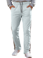Codey - Men's Side-Stripe Wide-Leg Casual Track Pants 5
