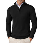 Conan - Men's Quarter-Zip Mock-Neck Fall Sweater 1