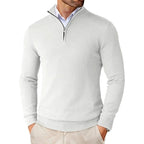 Conan - Men's Quarter-Zip Mock-Neck Fall Sweater 2