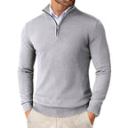 Conan - Men's Quarter-Zip Mock-Neck Fall Sweater 3