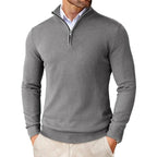 Conan - Men's Quarter-Zip Mock-Neck Fall Sweater 4