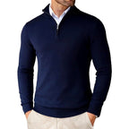 Conan - Men's Quarter-Zip Mock-Neck Fall Sweater 5
