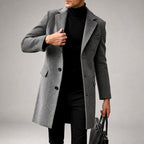 Conan - Men's Single-Breasted Notched Lapel Tailored Coat 1