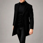 Conan - Men's Single-Breasted Notched Lapel Tailored Coat 3